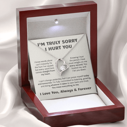 Sorry I Hurt You Apology Necklace for Her