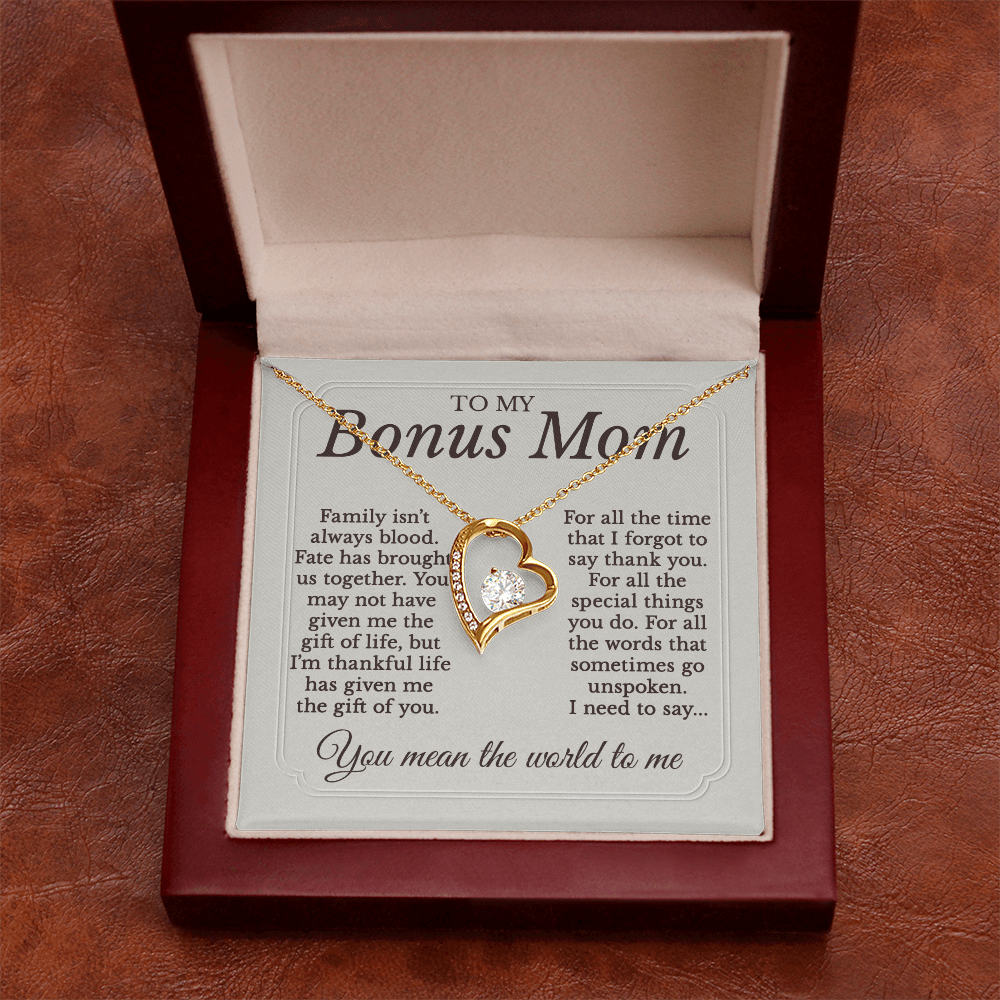To my Bonus Mom Necklace