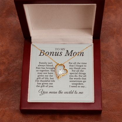 To my Bonus Mom Necklace