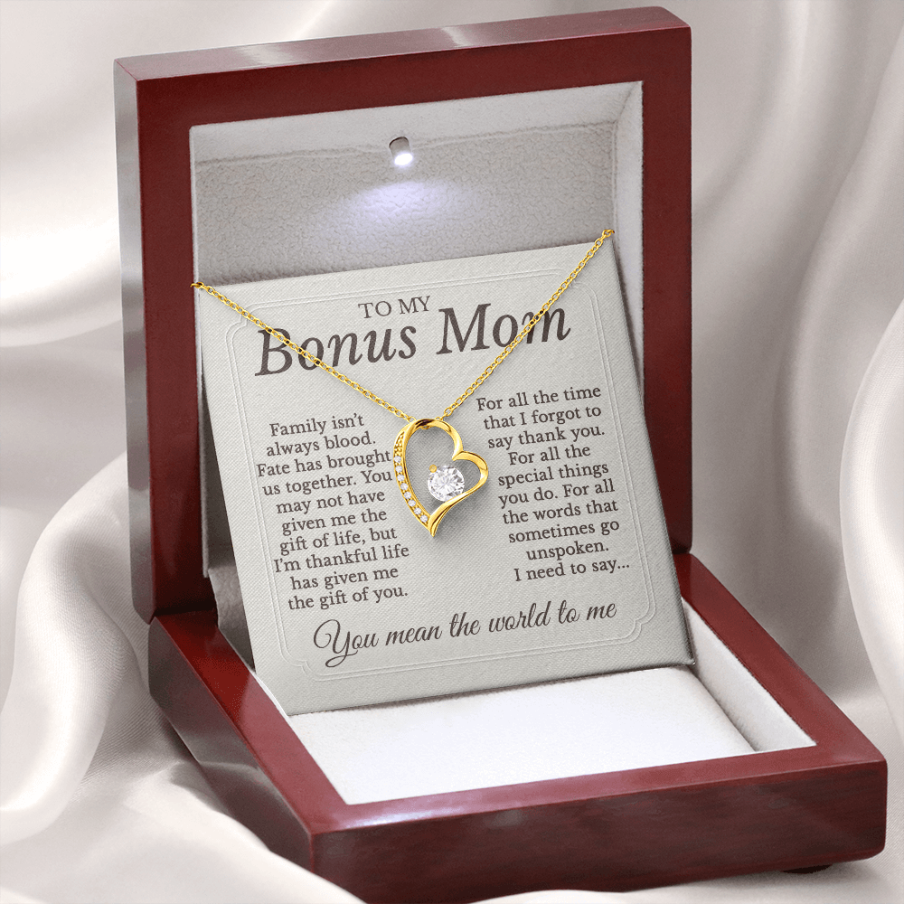 To my Bonus Mom Necklace