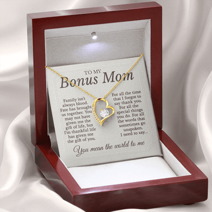 To my Bonus Mom Necklace