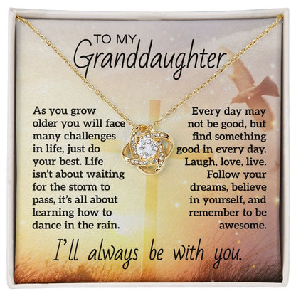 Dance In The Rain | To My Granddaughter Necklace