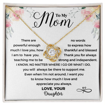 Thankful and Blessed | To My Mom Necklace