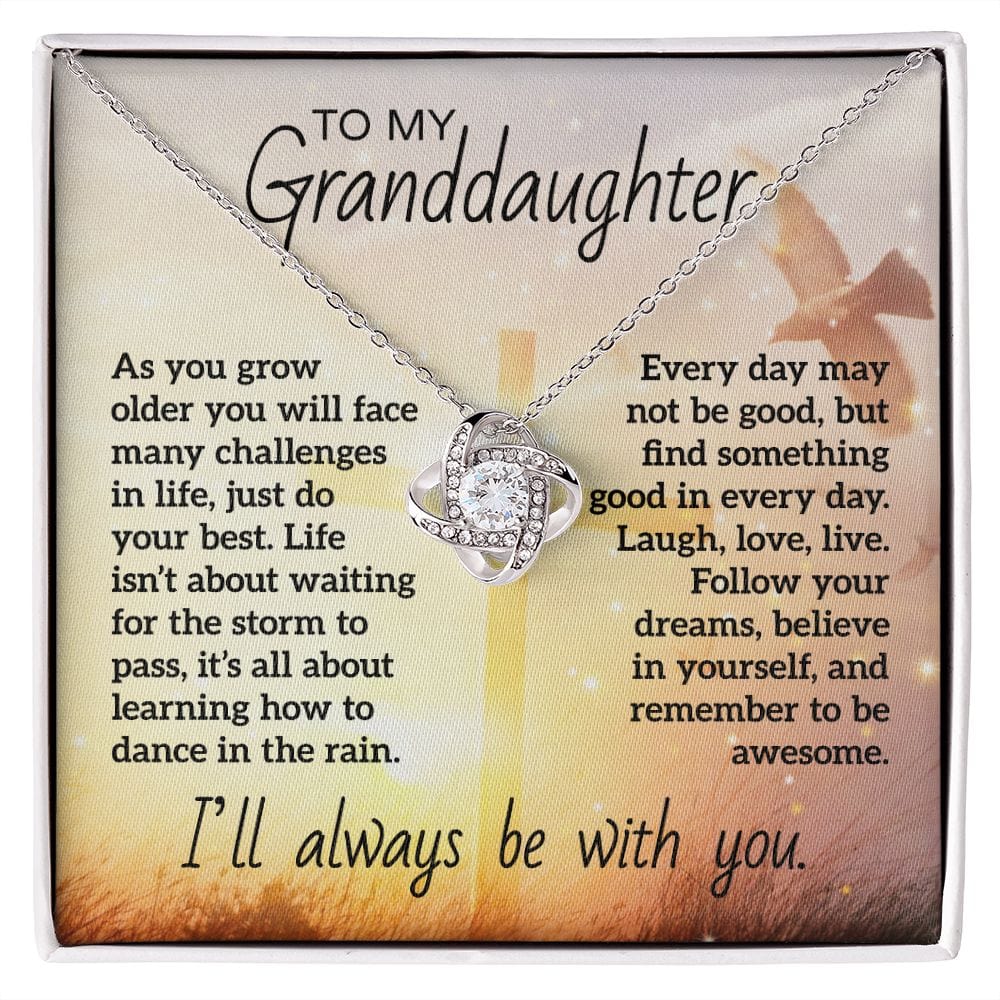 Dance In The Rain | To My Granddaughter Necklace