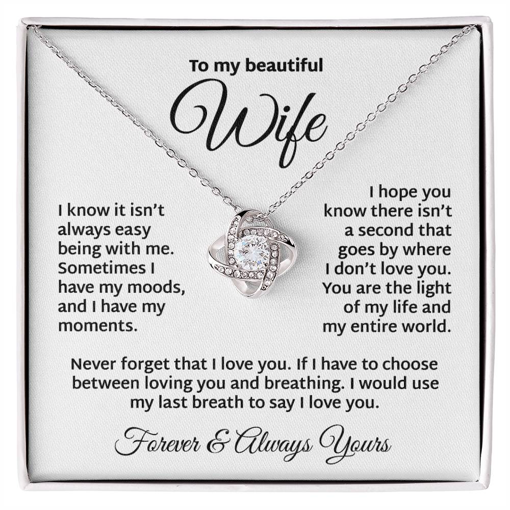 Light of My Life | To My Wife Necklace