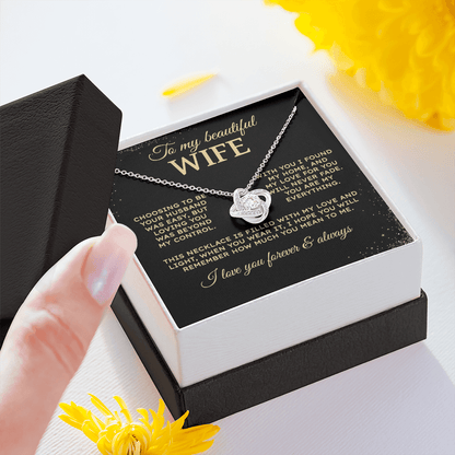 Choosing to be your husband | To My Wife Necklace