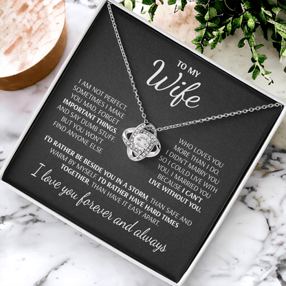 I'd Rather Be To My Wife Necklace