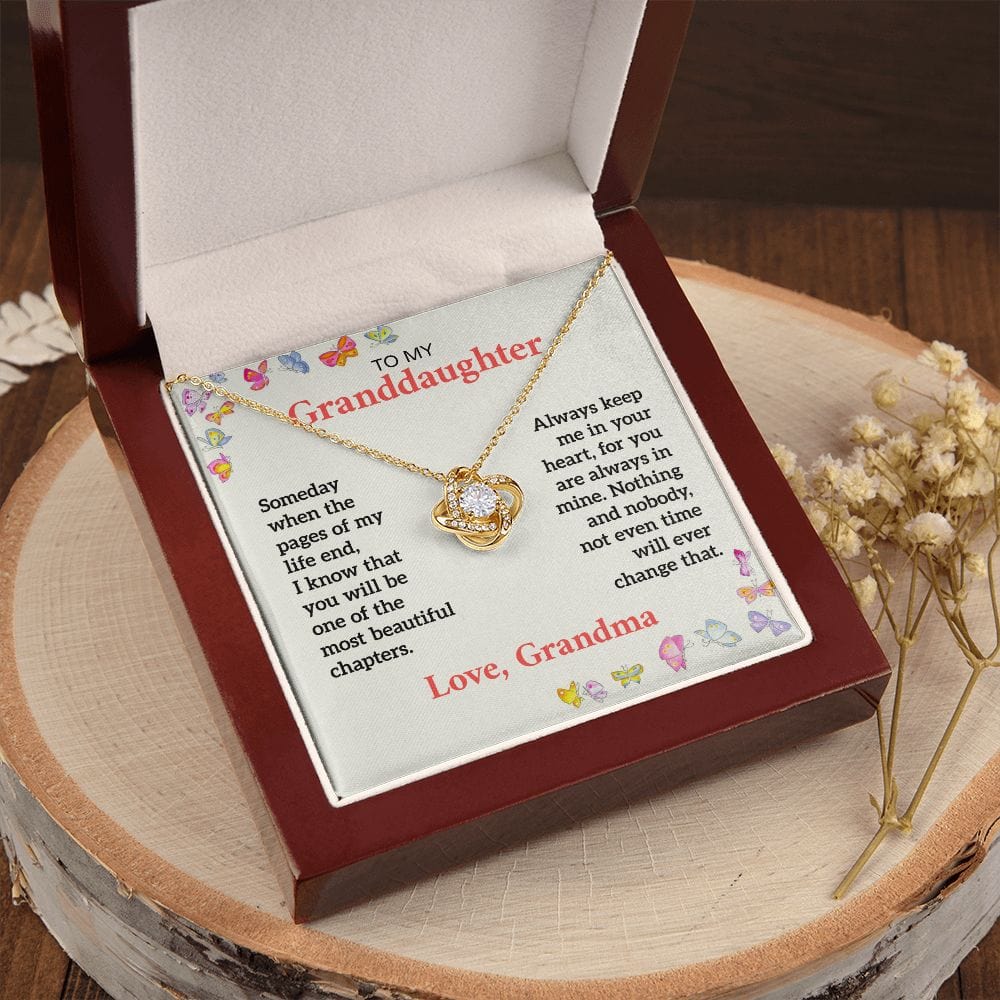 Most Beautiful Chapter | To My Granddaughter Necklace