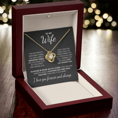I'd Rather Be To My Wife Necklace
