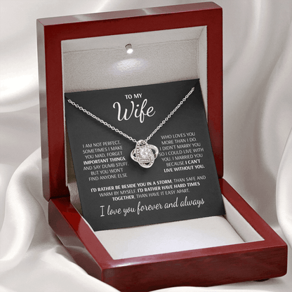 I'd Rather Be To My Wife Necklace