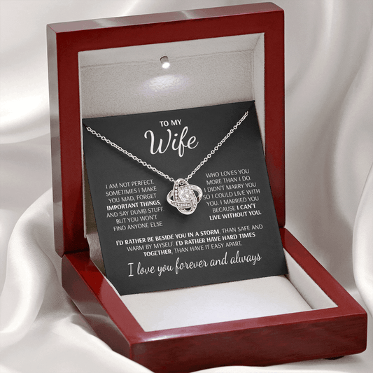 I'd Rather Be To My Wife Necklace