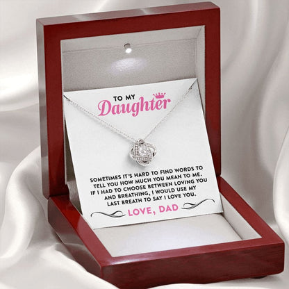 My Last Breath | To My Daughter Necklace