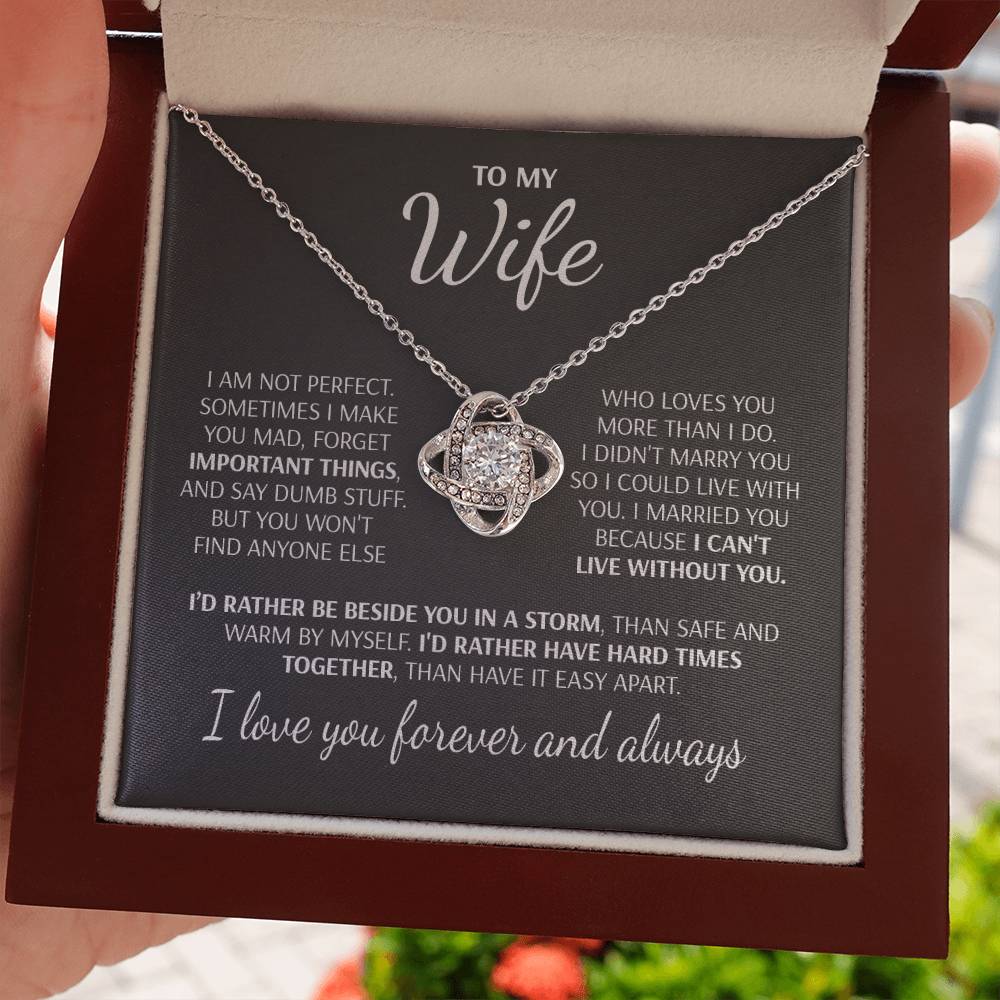 I'd Rather Be To My Wife Necklace