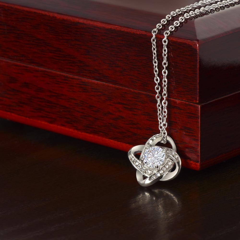 Family Isn't Always Blood - To My Bonus Daughter Infinity Love Necklace