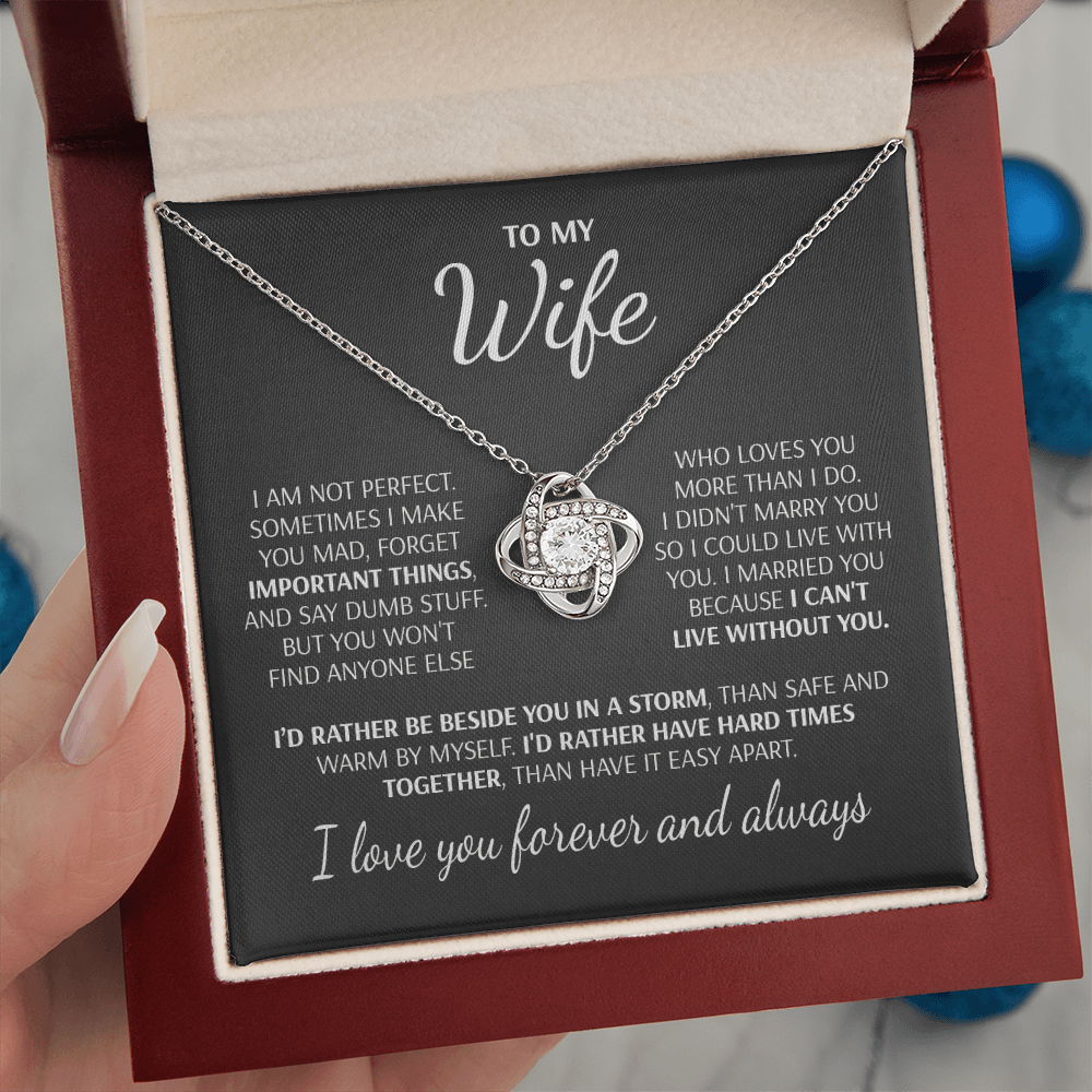 I'd Rather Be To My Wife Necklace