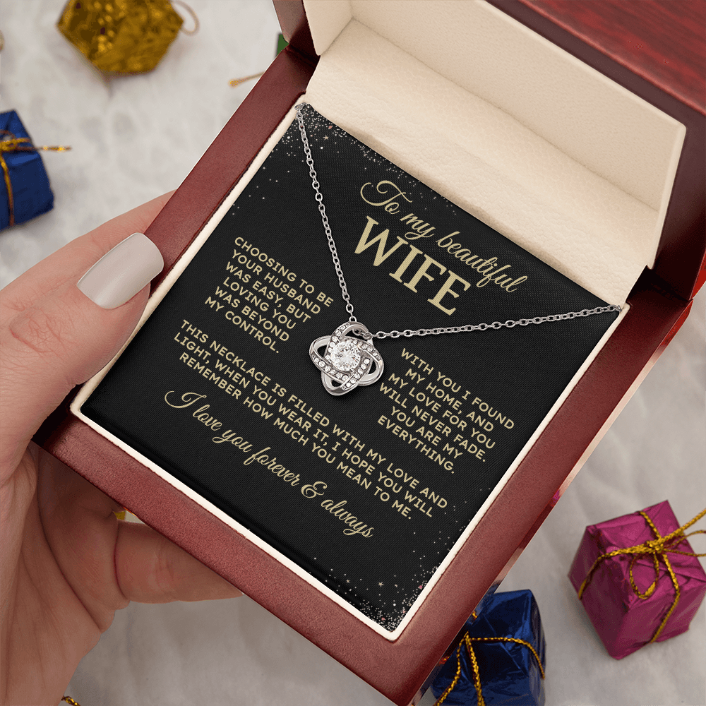 Choosing to be your husband | To My Wife Necklace