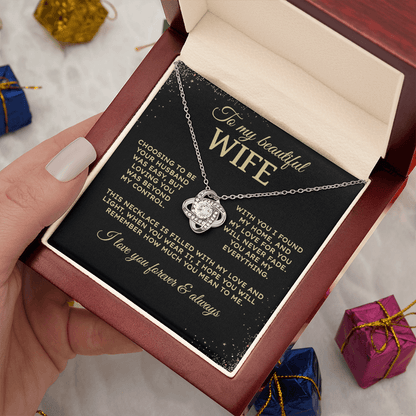 Choosing to be your husband | To My Wife Necklace