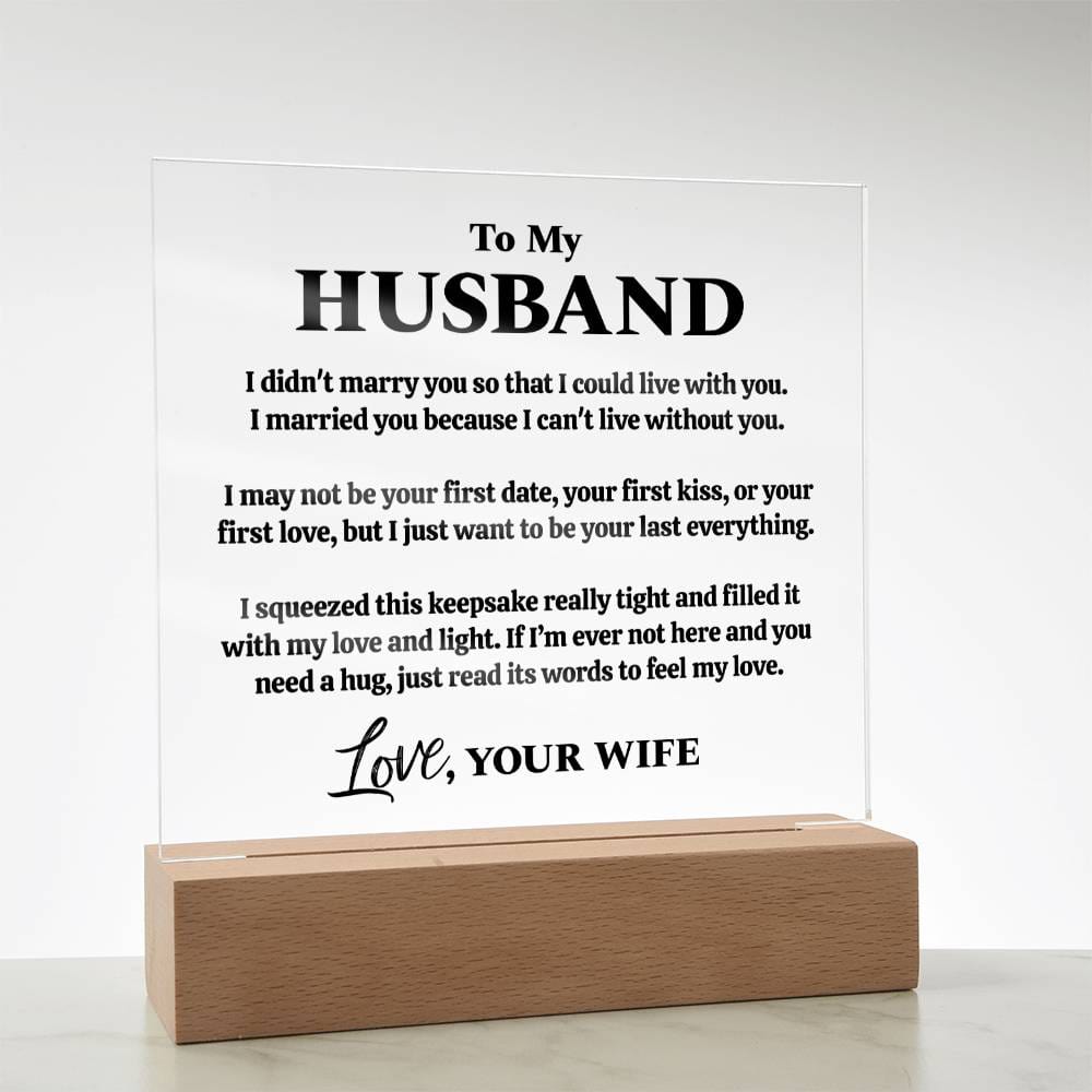 If Im Not Here | To My Husband Keepsake Light