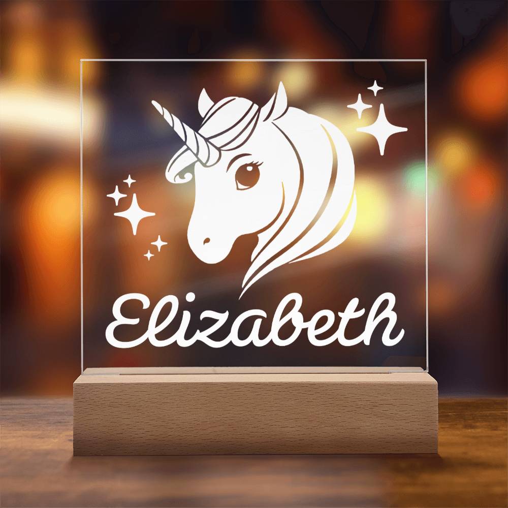 Unicorn Personalized Keepsake Night Light