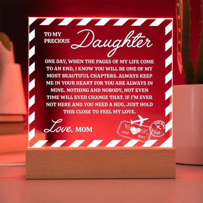 Letter To My Daughter Light Keepsake