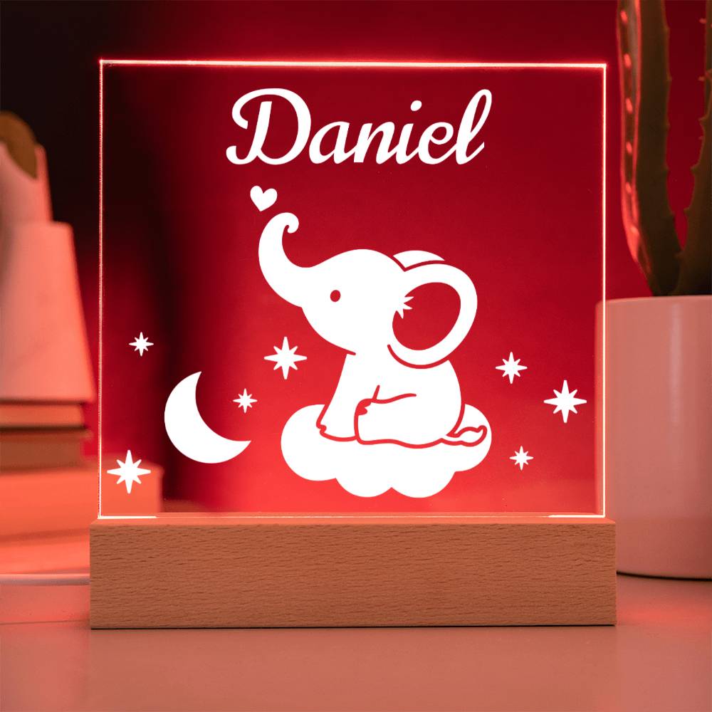 Elephant Personalized Keepsake Night Light