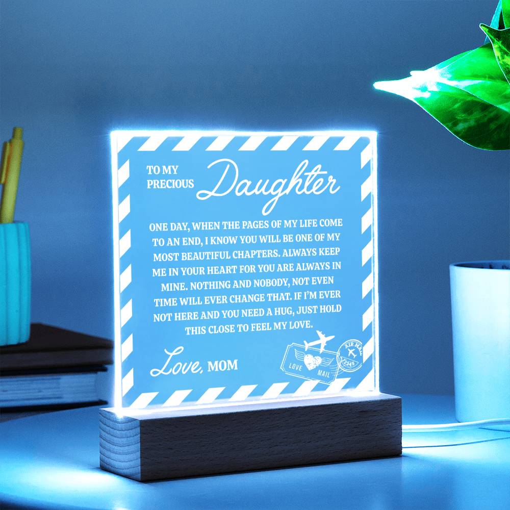 Letter To My Daughter Light Keepsake