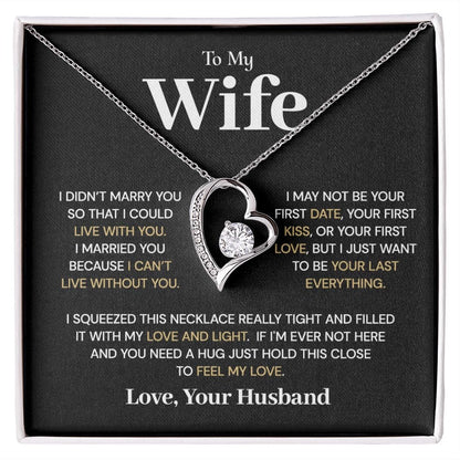 Your Last Everything | To My Wife Necklace