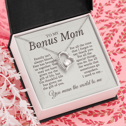 To my Bonus Mom Necklace
