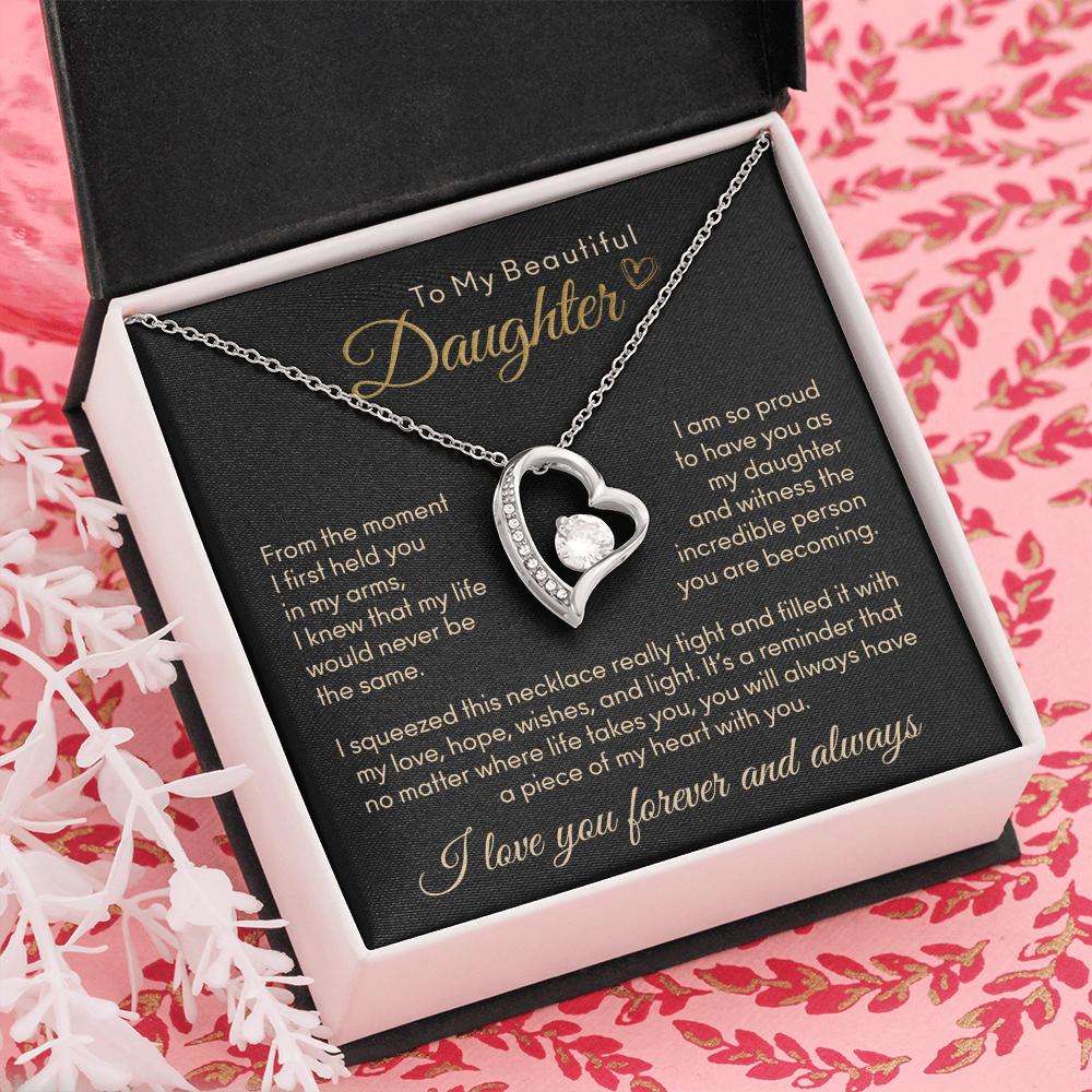 Moment I first Held You To My Daughter Necklace