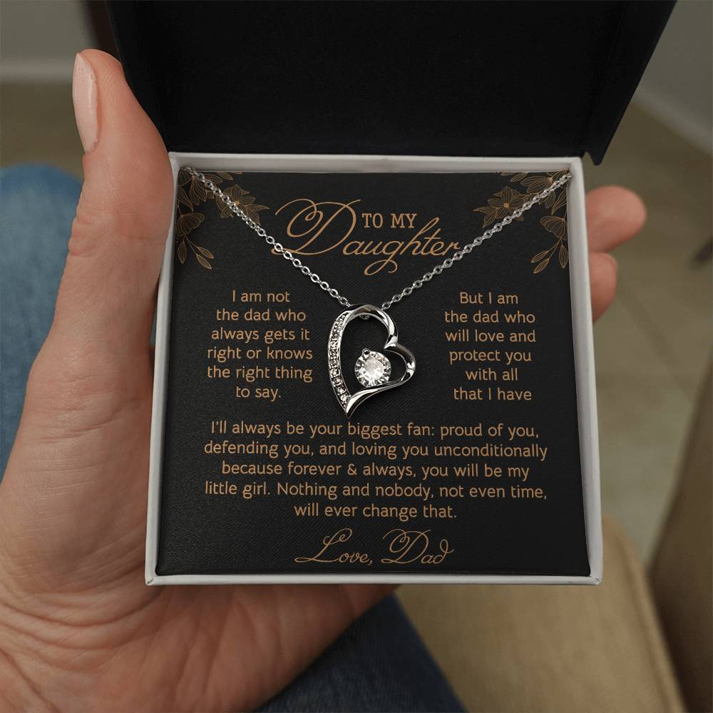 Your Biggest Fan To My Daughter From Dad Necklace
