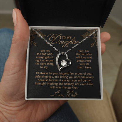 Your Biggest Fan To My Daughter From Dad Necklace