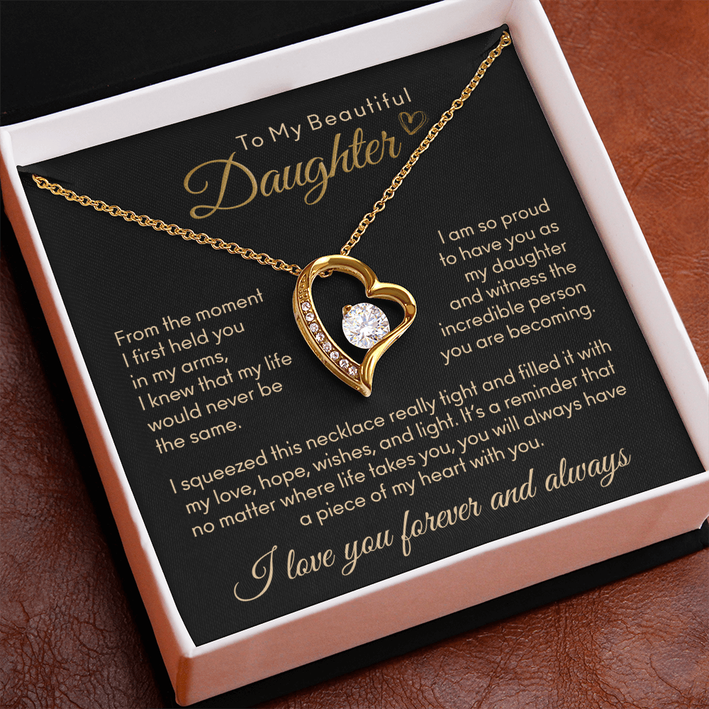 Moment I first Held You To My Daughter Necklace