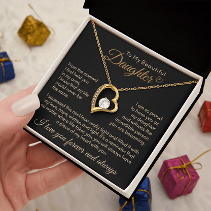 Moment I first Held You To My Daughter Necklace