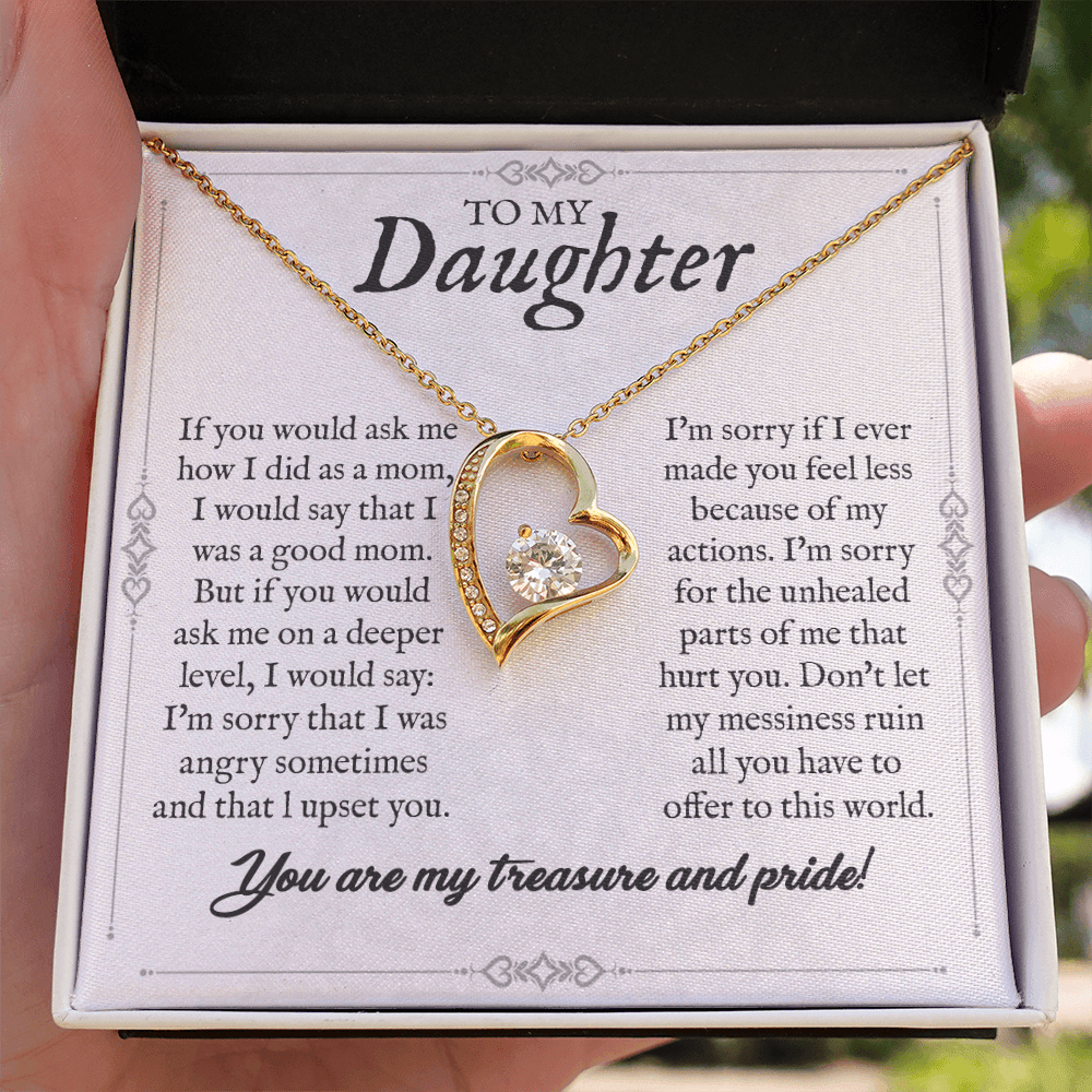 Healing Message Necklace To My Daughter From Mom