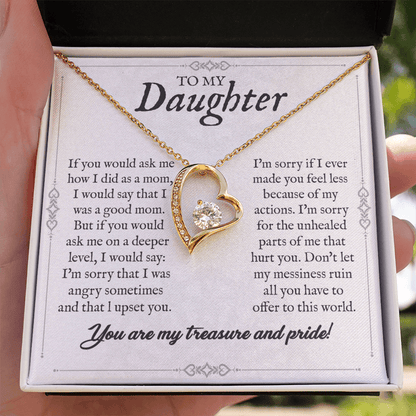Healing Message Necklace To My Daughter From Mom