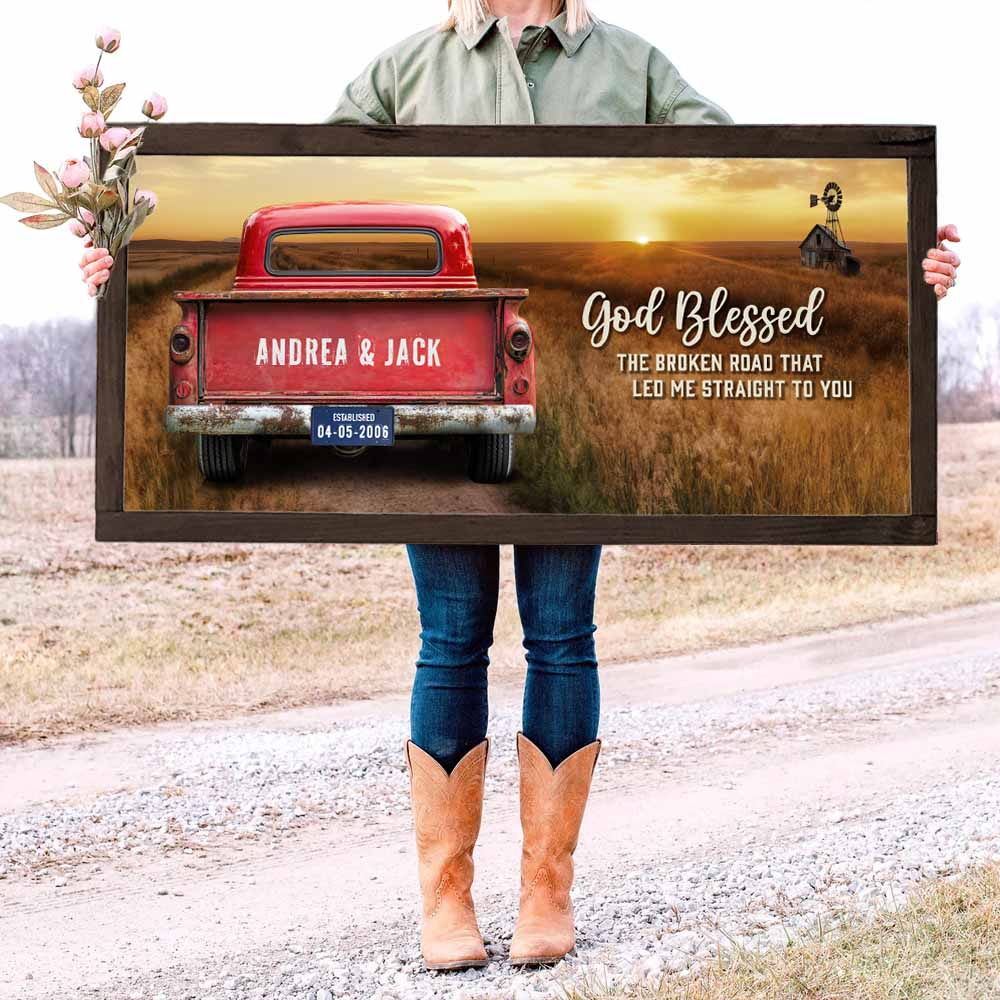 Black Friday Deal: Custom Vintage Truck Canvas