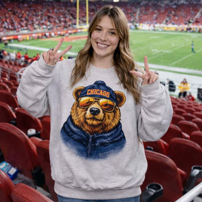 Vintage Chicago Football Game Day Sweatshirt