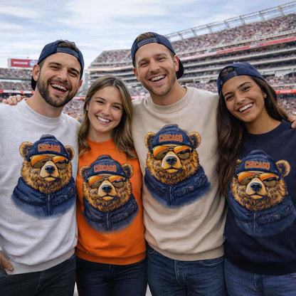 Vintage Chicago Football Game Day Sweatshirt