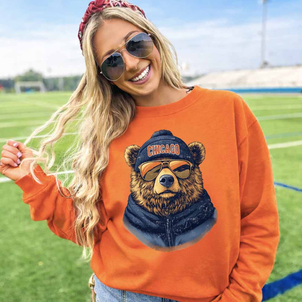 Vintage Chicago Football Game Day Sweatshirt