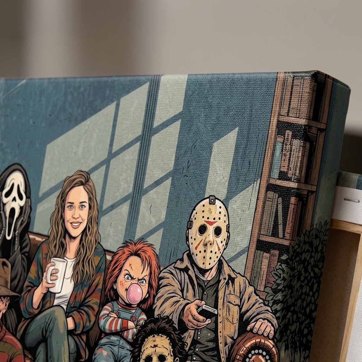 The Horror Squad Custom You and the Villains Comic Cover Wall Art