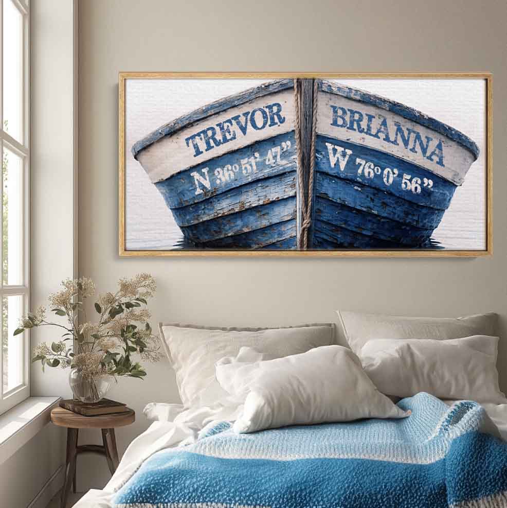 The Love Boat Custom Names Location Coordinate Canvas