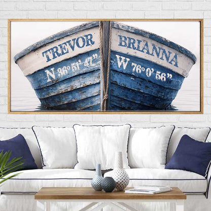 The Love Boat Custom Names Location Coordinate Canvas