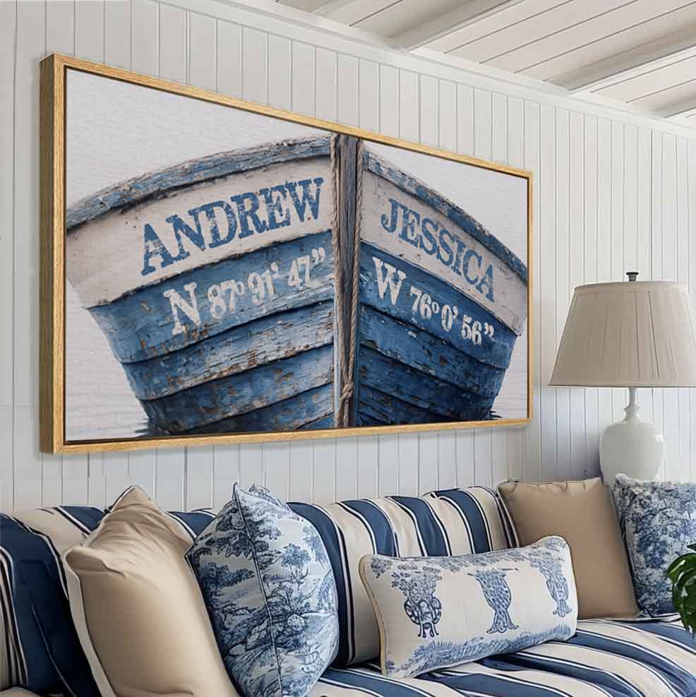 The Love Boat Custom Names Location Coordinate Canvas