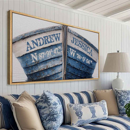 The Love Boat Custom Names Location Coordinate Canvas