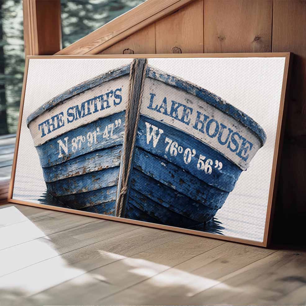 The Love Boat Custom Names Location Coordinate Canvas