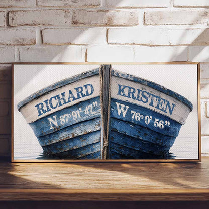 The Love Boat Custom Names Location Coordinate Canvas