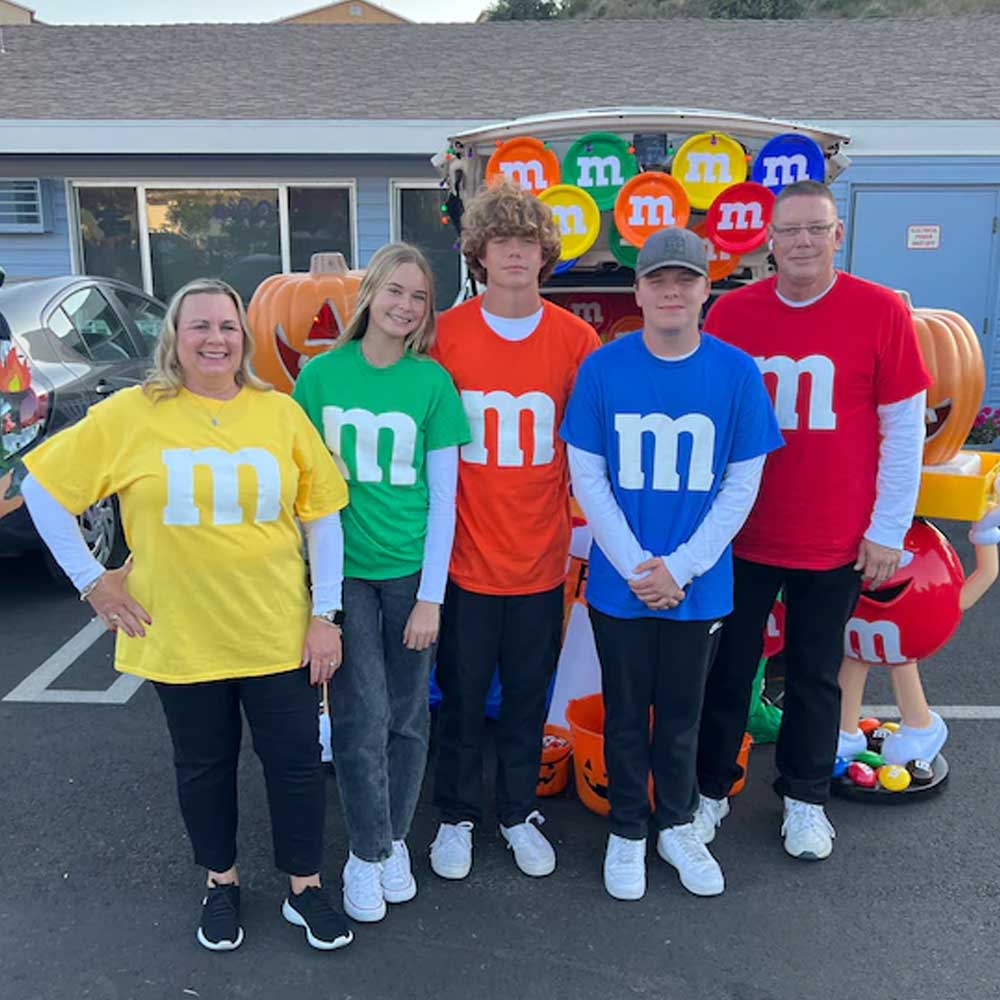 M&M T Shirt Group Family Halloween Candy Costume