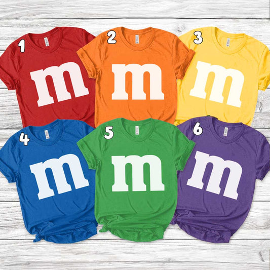 M&M T Shirt Group Family Halloween Candy Costume