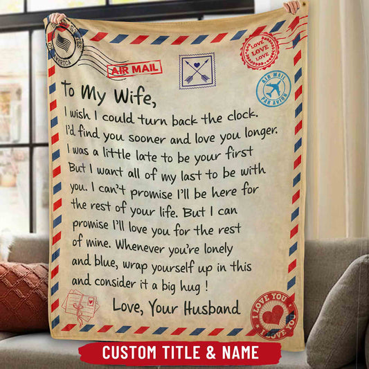 Personalized Giant Love Letter Blanket For Her