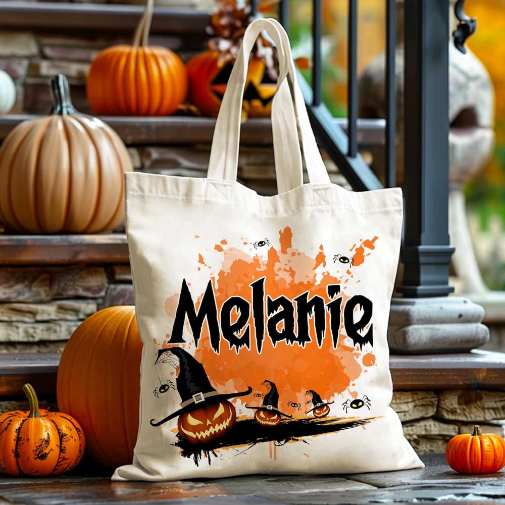 Personalized Halloween Trick or Treat Goodie Bags